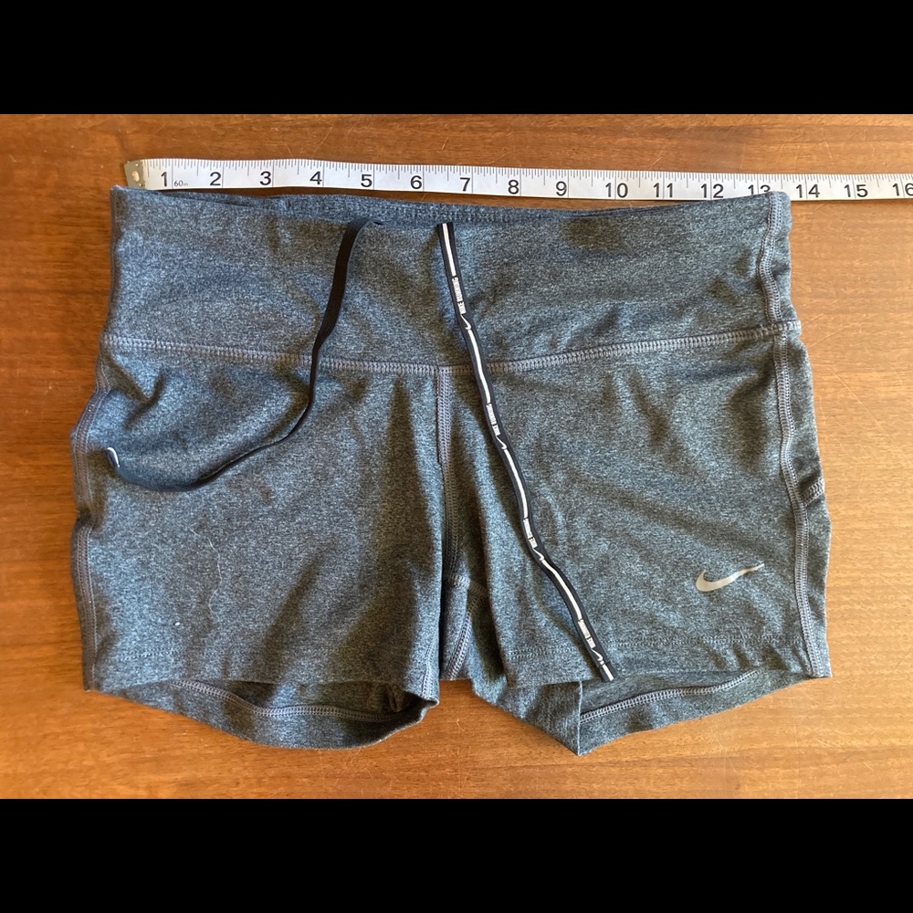 EUC Nike Dri-FIT Tight-Fit Running Shorts | Heathered Grey | Size Small